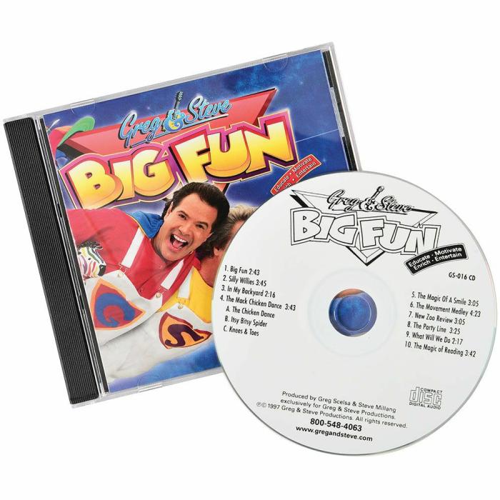 Music |   Big Fun By Greg & Steve – Cd