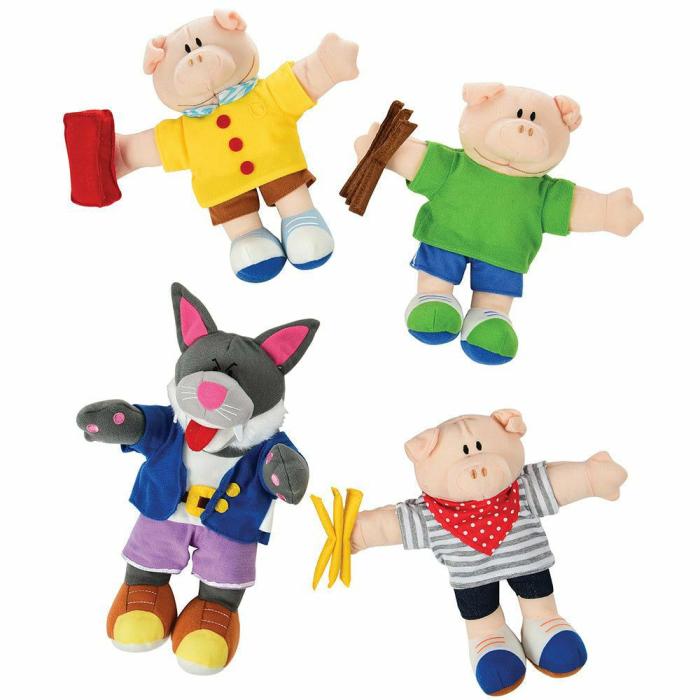 Puppets And Prop Sets |   3 Little Pigs Puppets