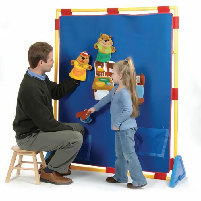 Puppets And Prop Sets |   Big Screen Velcro & Play Panel