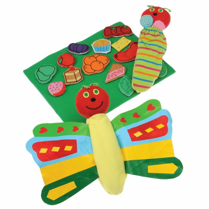 Puppets And Prop Sets |   Butterfly & Props Set For The Very Hungry Caterpillar Book*