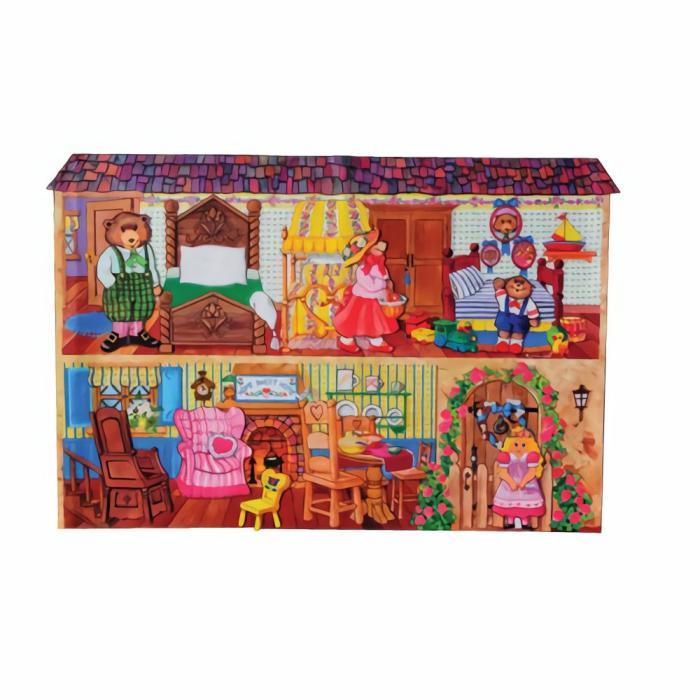 Puppets And Prop Sets |   Goldilocks & 3 Bears Deluxe Flannel Board Set