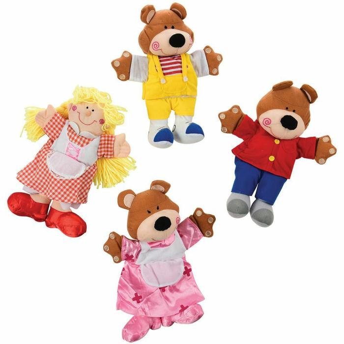 Puppets And Prop Sets |   Goldilocks & The 3 Bears Puppets