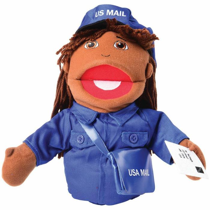 Puppets And Prop Sets |   Multi-Ethnic Career Puppet – Mail Carrier