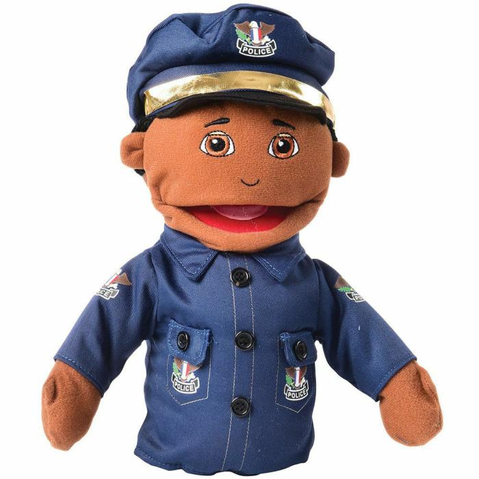 Puppets And Prop Sets |   Multi-Ethnic Career Puppet – Police Officer