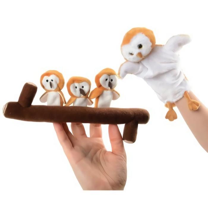 Puppets And Prop Sets |   Owl Babies Puppets With Branch*