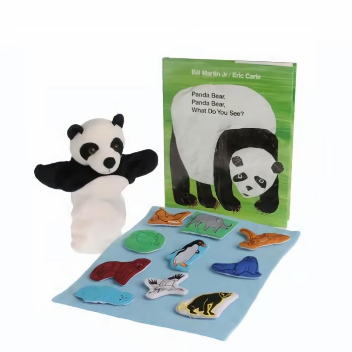 Puppets And Prop Sets |   Panda Bear, Panda Bear Puppet, Props & Book Set*