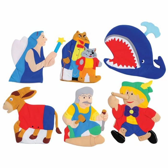 Puppets And Prop Sets |   Pinocchio Storytelling Puppet Set