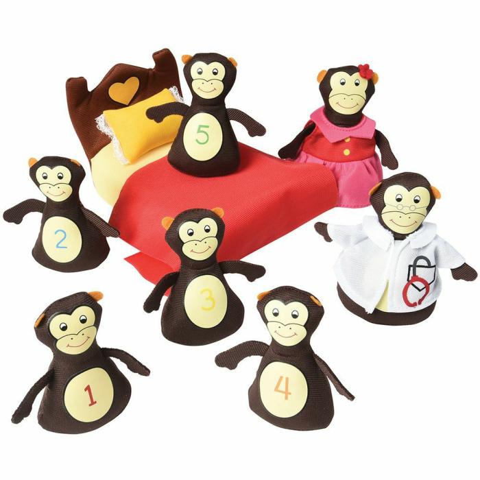 Puppets And Prop Sets |   Props For Monkeys Jumping On The Bed