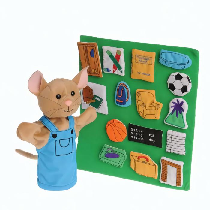 Puppets And Prop Sets |   Puppet And Props For If You Take A Mouse To School Book*