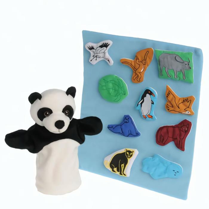 Puppets And Prop Sets |   Puppet And Props For Panda Bear, Panda Bear Book*