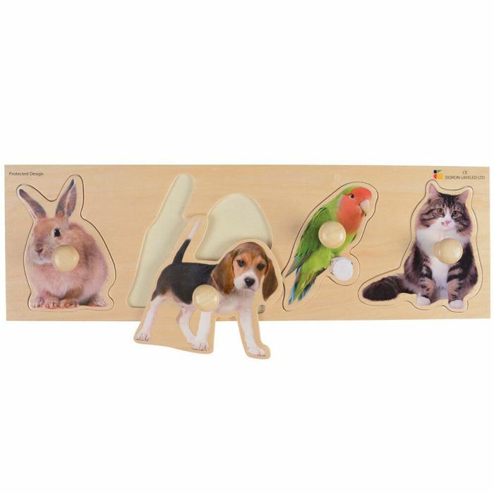 Puzzles |   Extra Wide Knobbed Puzzle – Pets