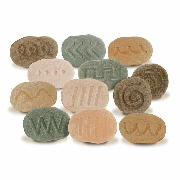 Sensory And Water Accessories |   Feels-Write Pre-Writing Tactile Stones