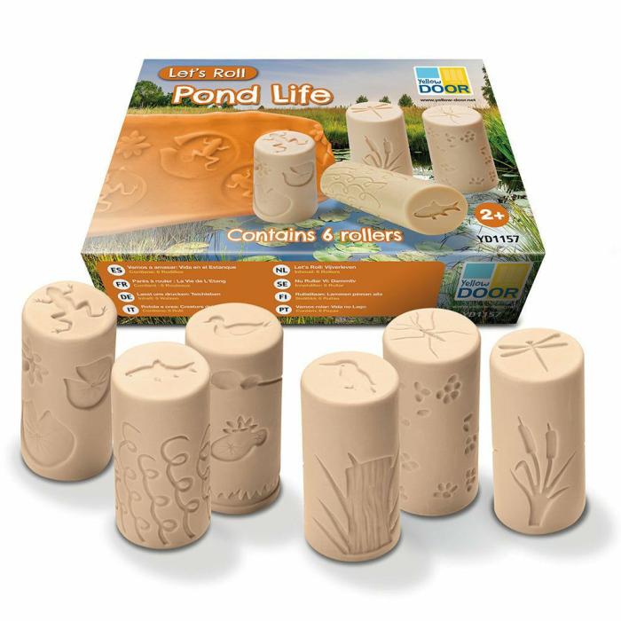 Sensory And Water Accessories |   Let’S Roll Pond Life Dough Roller Set