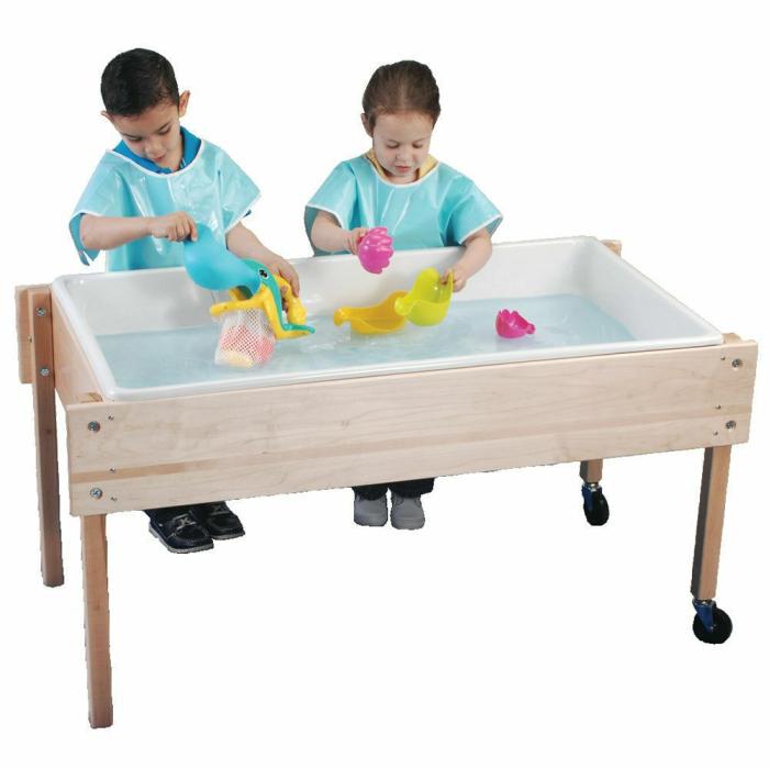 Sensory And Water Accessories |   Mobile Sand & Water Table With Top