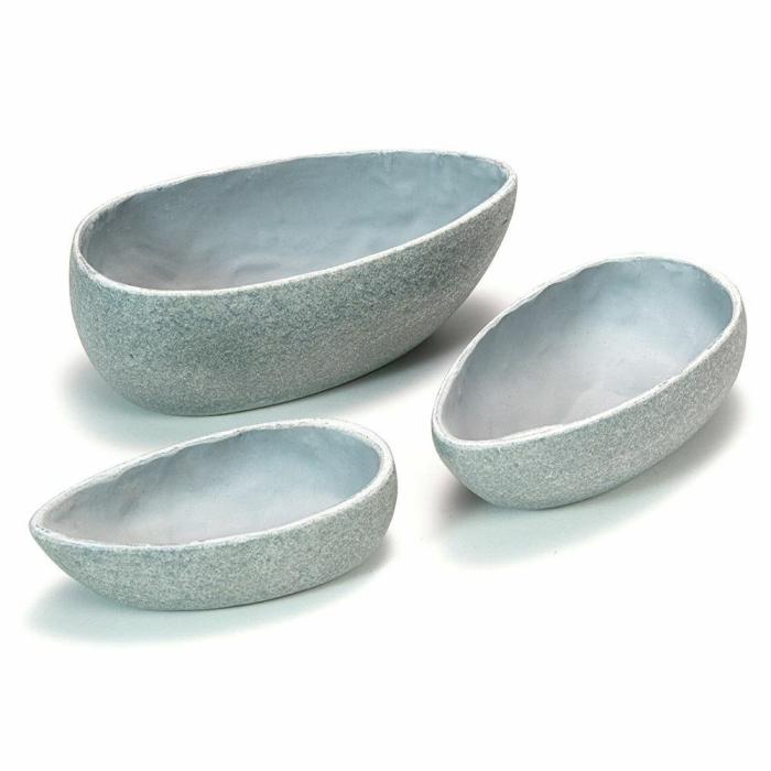 Sensory And Water Accessories |   Rustic Stone Scoops Trio