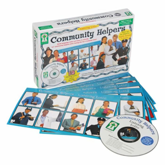 Social & Emotional |   Community Helpers Listening Lotto Game