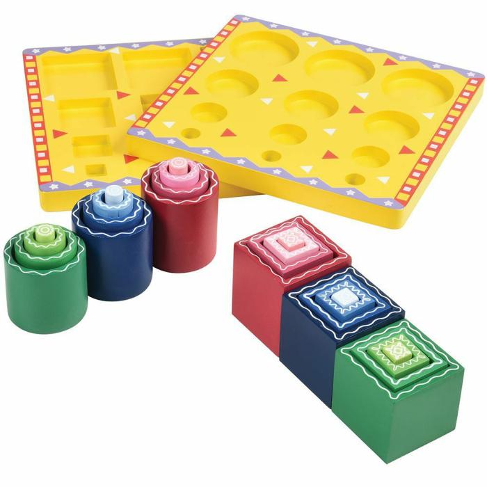 Sorting And Stacking |   Tube Sorting Blocks