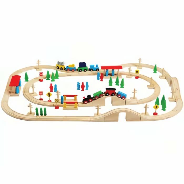 Vehicles |   Magnetic Wood Train Set