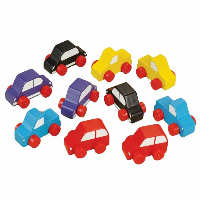 Vehicles |   Wooden Car Set (10 Pieces)