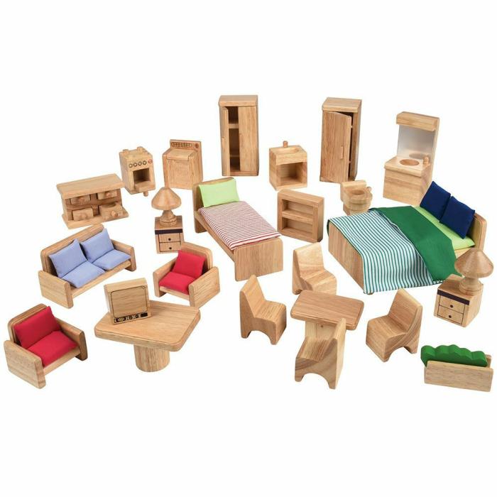 Dollhouses And Play Sets |   Hardwood Furniture Set