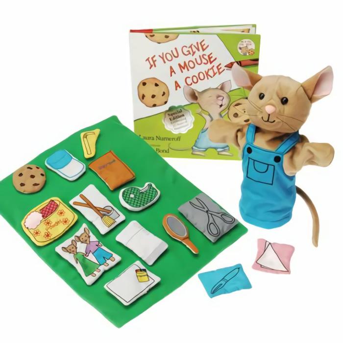 Puppets And Prop Sets |   If You Give A Mouse A Cookie Puppet, Props, And Book Set*