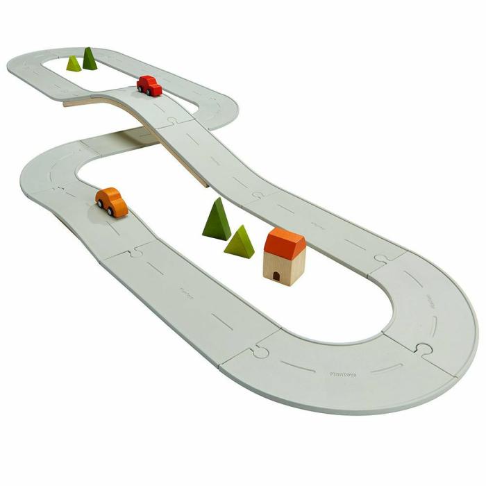 Vehicles |   Large Rubber Road & Rail Set