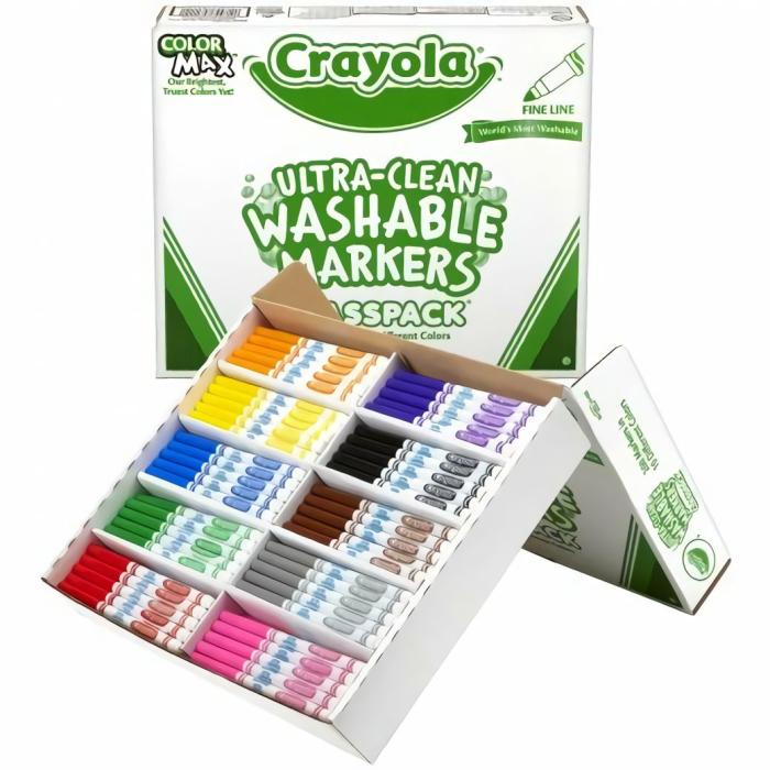 Art |   Crayola Classpack Of 200 Washable Fine Line Markers