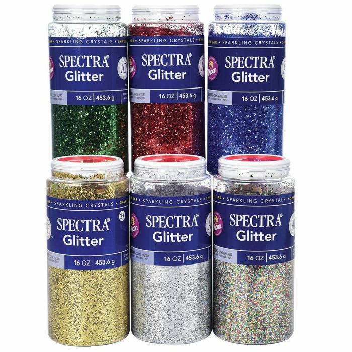 Art |   Glitter Set Of Six 1 Lb.